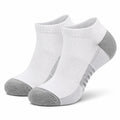 Chaussettes de sport 39-42 en maille blanche et grise à tige courte