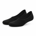 Chaussettes invisibles 35-38 en textile noir respirant - coupe basse