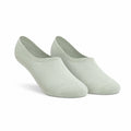 Chaussettes invisibles 43-46 en textile vert sauge pour usage quotidien - coupe basse