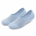 Chaussettes invisibles 35-38 en maille bleu clair respirantes