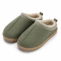 Chaussons 42/43 en textile vert avec doublure douce semelle antidérapante
